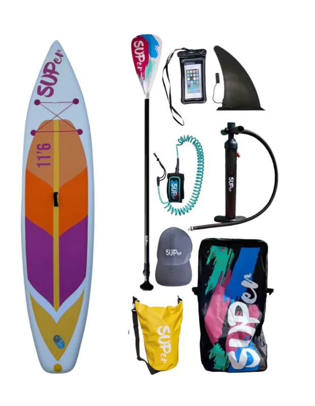 Deska SUP Super 11’6″ 2025 BLUE/PINK - obrazek 3